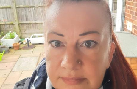 Picture of Serena smiling to camera