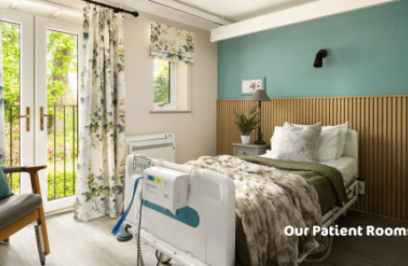 Comfortable hospital room which looks very homely