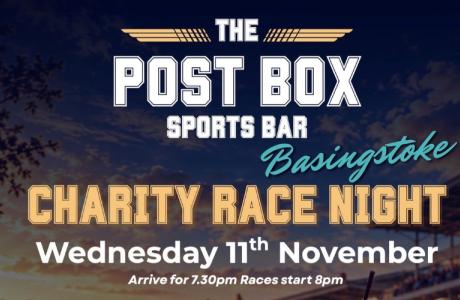 The Post Box Sports Bar Charity Race Night Wednesday 11 November
