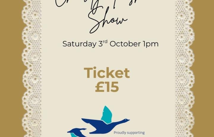 Graphic: Charity Fashion Show for St Michael's Hospice.
