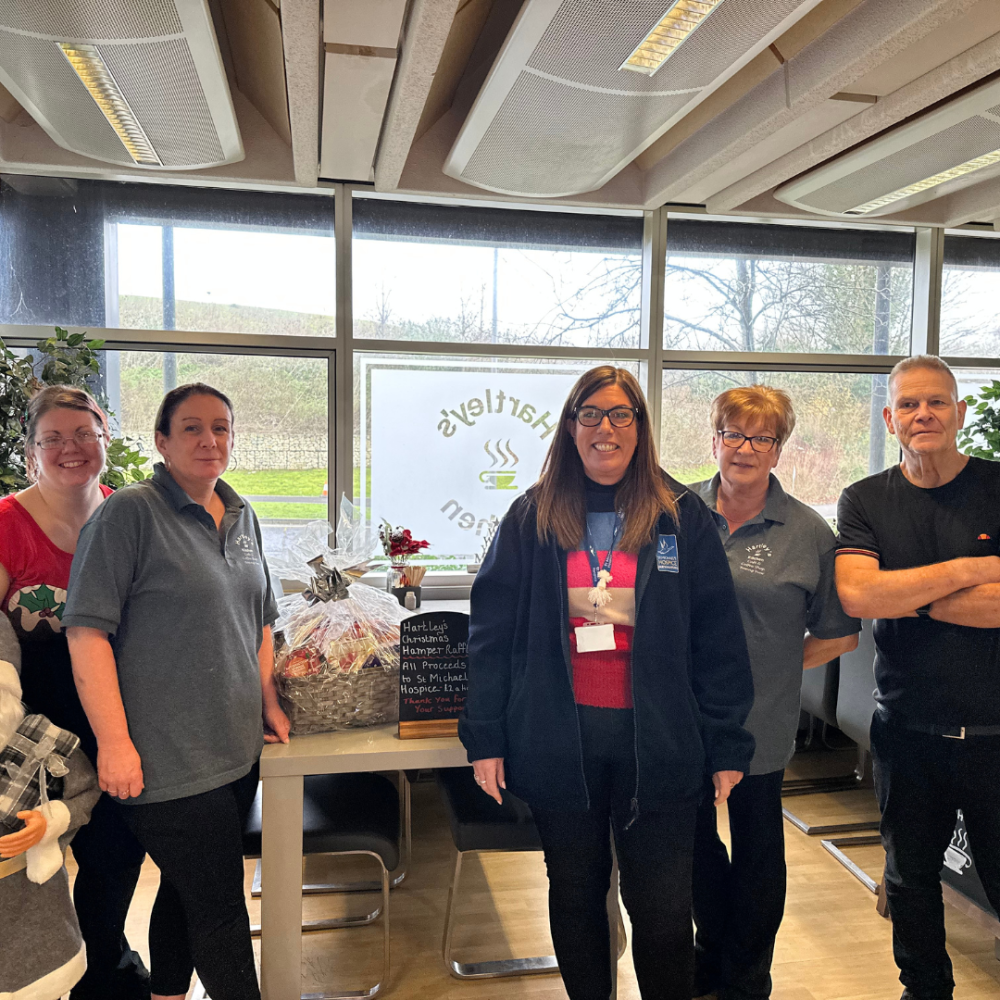5 employees from Hartleys Kitchen