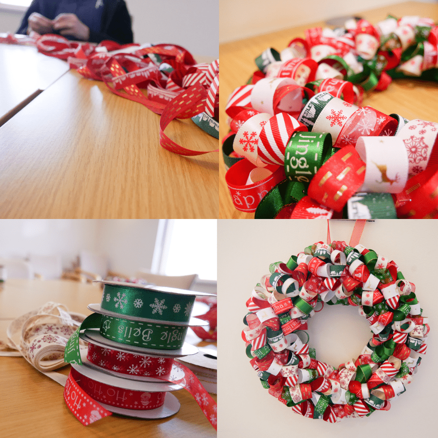 wreath making