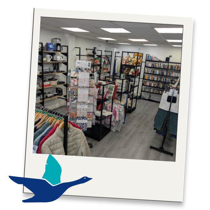 Photograph of our Chineham shop after its renovation