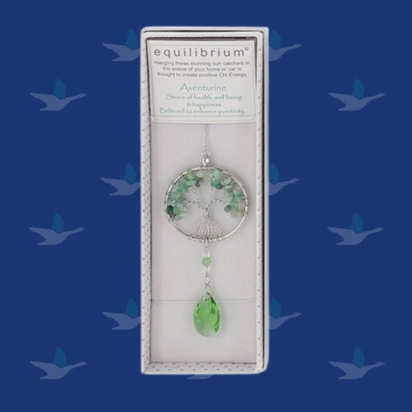 Natural Quartz Tree of Life Suncatcher - Image 3