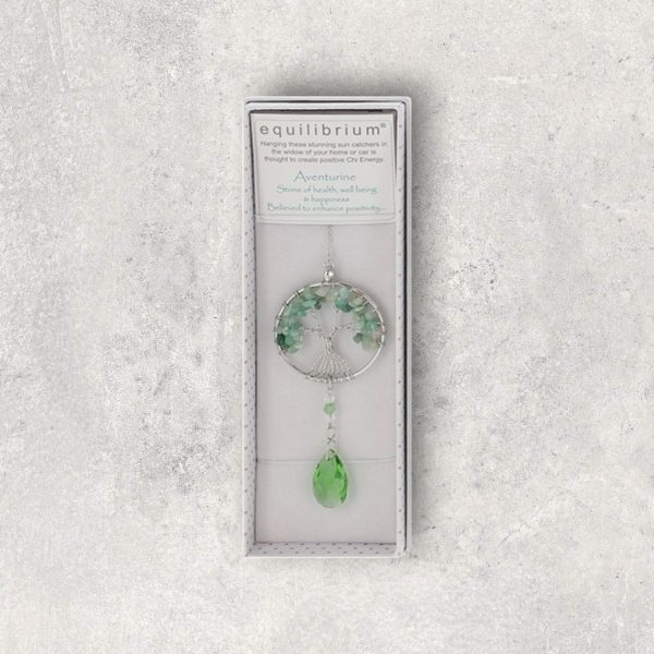 Natural Quartz Tree of Life Suncatcher - Image 3