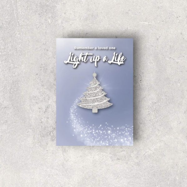 Light up a Life Christmas Tree Badge