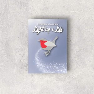 Light up a Life Robin Badge