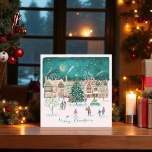 In the Town Square Christmas Card (Pack of 10)
