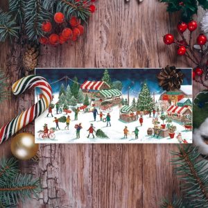 Christmas Village Money Wallet