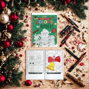 Christmas Colour by Numbers Book