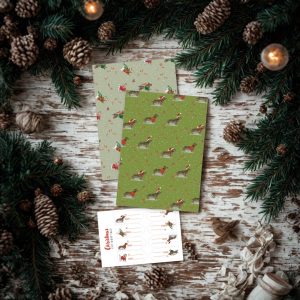 Festive Dog Wrapping Paper
