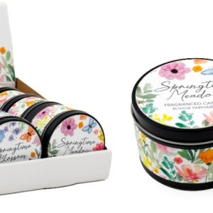 Springtime Tin Candle